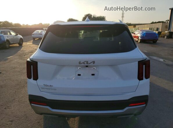 5XYRL4JC3SG347995 2025 KIA SORENTO White Հետևի տեսք