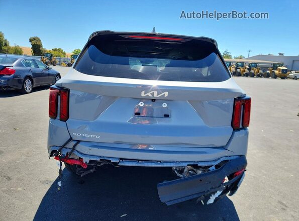 5XYRL4JC4RG291575 2024 KIA SORENTO Gray უკანა ხედი