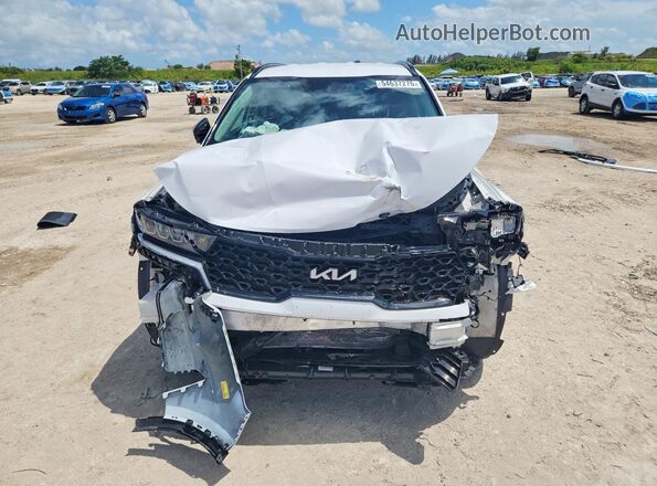5XYRL4LC0NG115338 2022 KIA SORENTO White Front view