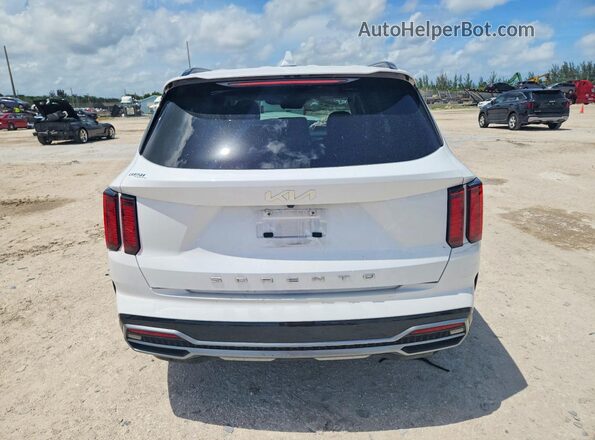 5XYRL4LC0NG115338 2022 KIA SORENTO White Rear view