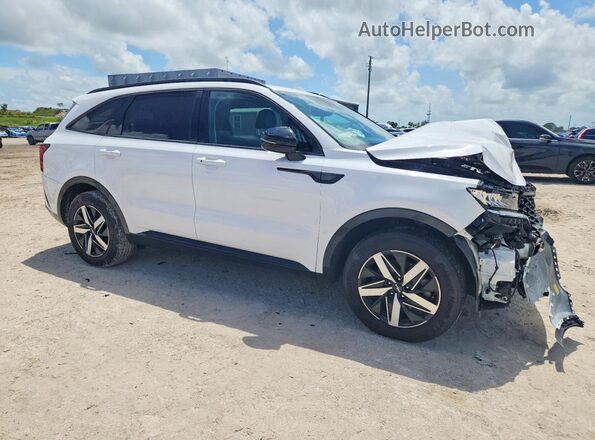 5XYRL4LC0NG115338 2022 KIA SORENTO White Front right