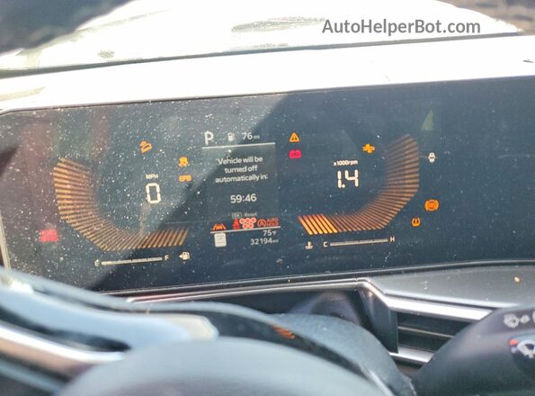5XYRLDJC2RG261765 2024 KIA SORENTO Silver Instrument cluster view