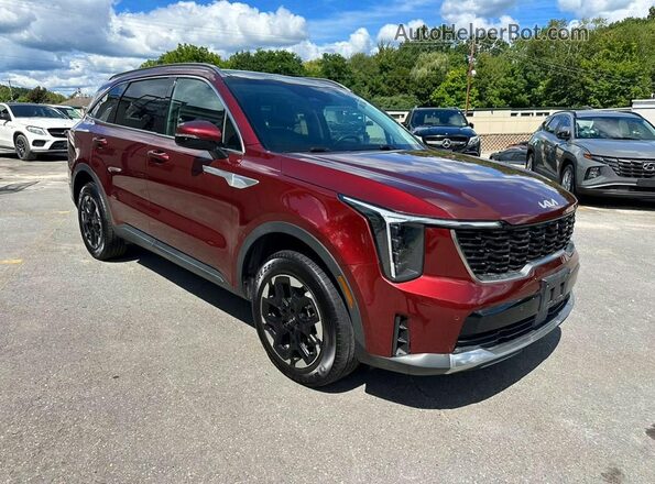 5XYRLDJC7RG274608 2024 KIA SORENTO Red Передня права чверть