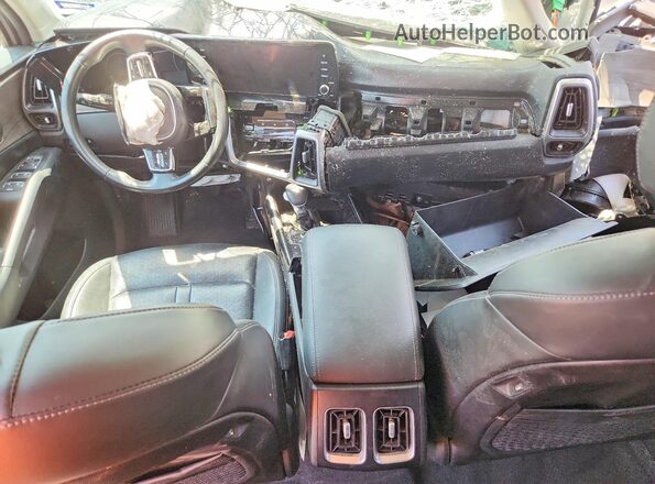 5XYRLDLC1PG209585 2023 KIA SORENTO Gray Dashboard view