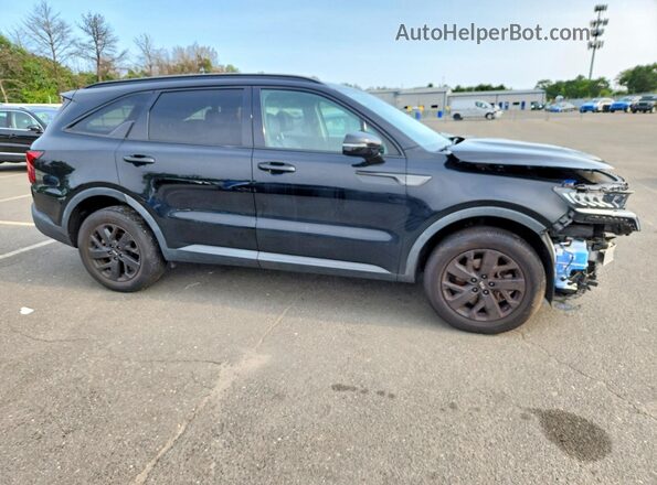 5XYRLDLC5MG004055 2021 KIA SORENTO Black Delantero derecho