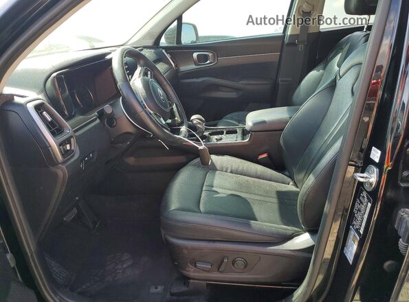 5XYRLDLC5MG069245 2021 KIA SORENTO Black Front interior view