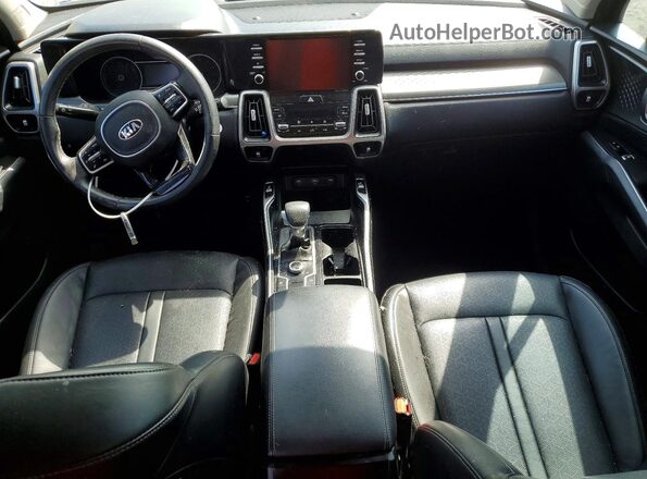 5XYRLDLC5MG069245 2021 KIA SORENTO Black Dashboard view