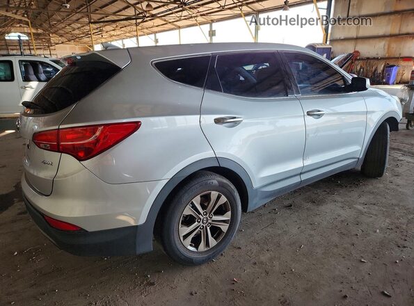 5XYZT3LB0GG342047 2016 HYUNDAI SANTA Silver Задня права чверть