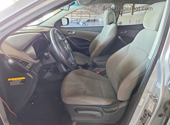 5XYZT3LB0GG342047 2016 HYUNDAI SANTA Silver Вид салону спереду