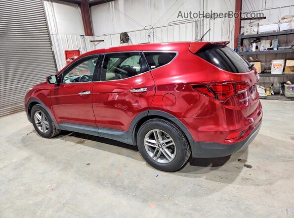 5XYZT3LB1JG542409 2018 HYUNDAI SANTA Burgundy Հետևի ձախ