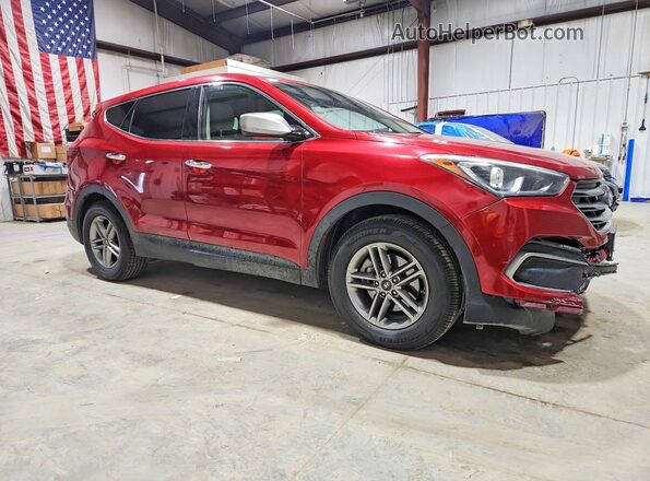 5XYZT3LB1JG542409 2018 HYUNDAI SANTA Burgundy Առջևի աջ