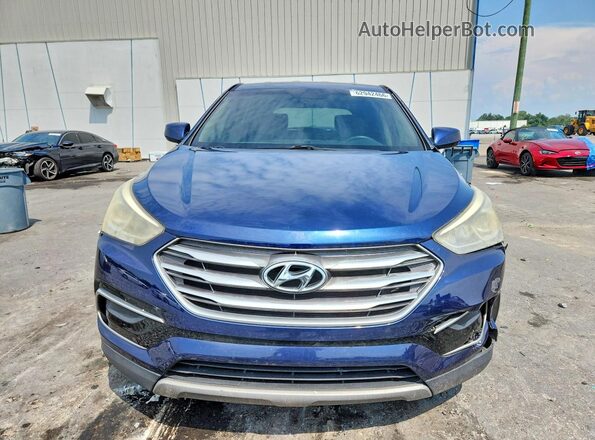 5XYZT3LB4HG494835 2017 HYUNDAI SANTA Blue Դիմացի տեսք