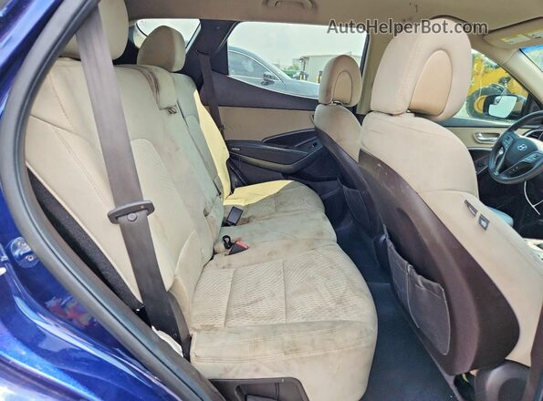 5XYZT3LB4HG494835 2017 HYUNDAI SANTA Blue Հետևի նստատեղերի տեսք