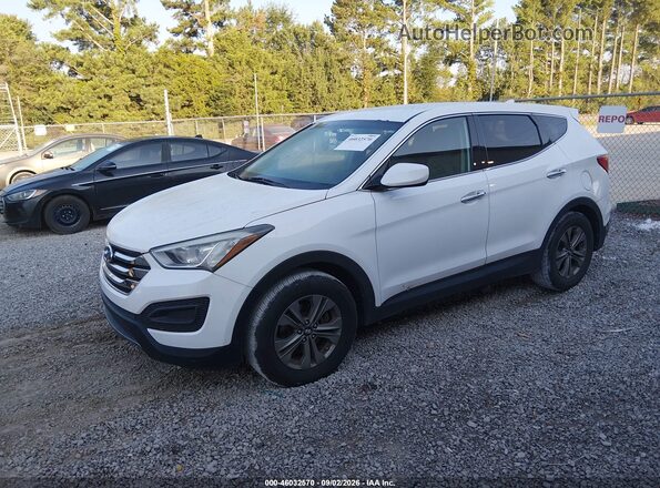 5XYZT3LB6GG327939 2016 HYUNDAI SANTA FE SPORT Белый Передняя левая четверть