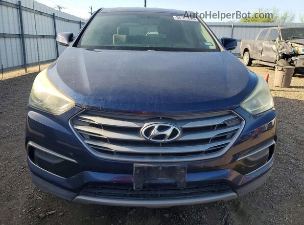 5XYZT3LB7HG469217 2017 HYUNDAI SANTA Blue Front view