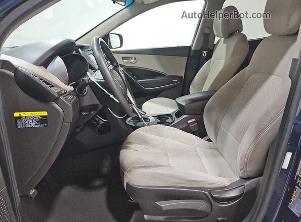 5XYZT3LB7JG524223 2018 HYUNDAI SANTA Blue 