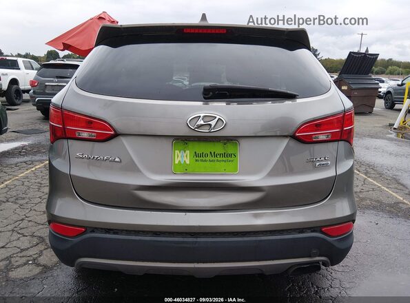 5XYZTDLB0GG340093 2016 HYUNDAI SANTA FE SPORT Gray Widok z przodu