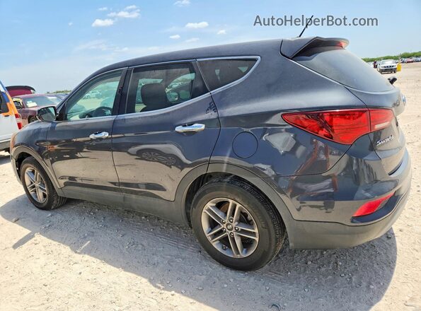 5XYZTDLB0JG559739 2018 HYUNDAI SANTA Gray Задня ліва чверть