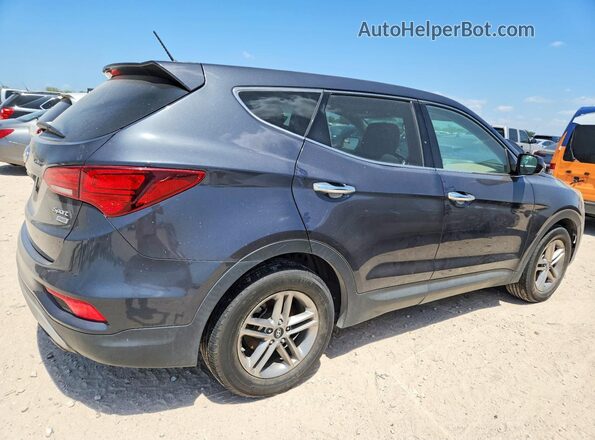 5XYZTDLB0JG559739 2018 HYUNDAI SANTA Gray Задня права чверть