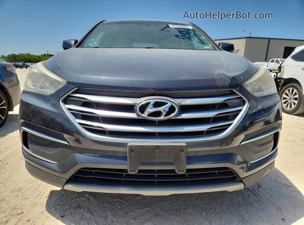 5XYZTDLB0JG559739 2018 HYUNDAI SANTA Gray Вид спереду