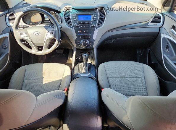 5XYZTDLB2GG369479 2016 HYUNDAI SANTA Black Widok deski rozdzielczej