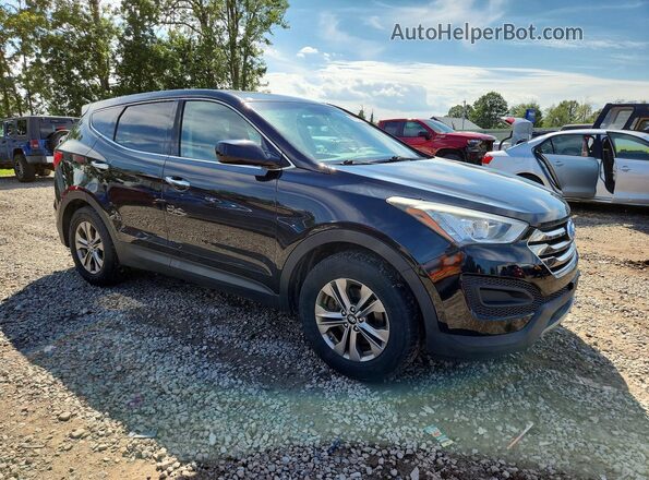 5XYZTDLB2GG369479 2016 HYUNDAI SANTA Black Przód prawy