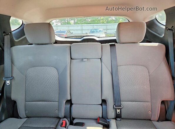 5XYZTDLB2GG369479 2016 HYUNDAI SANTA Black Widok tylnych siedzeń