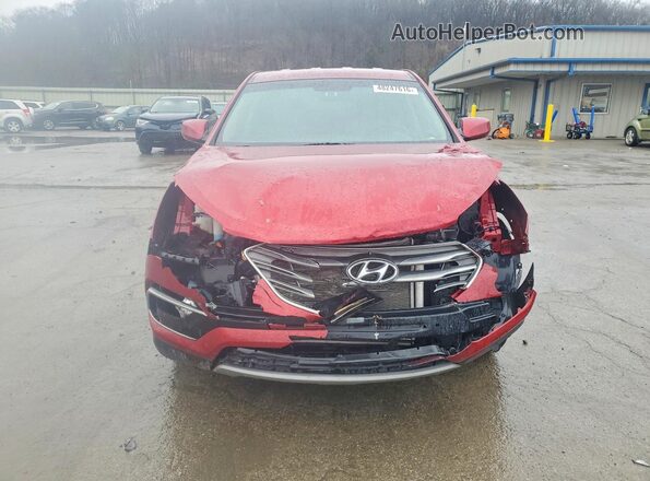 5XYZTDLB4HG385507 2017 HYUNDAI SANTA Red წინა ხედი