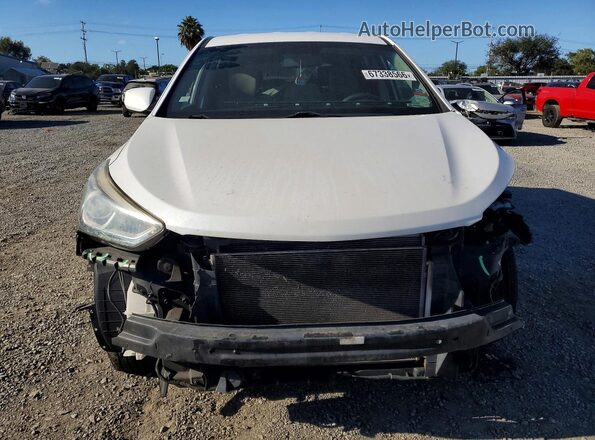 5XYZTDLB6HG431919 2017 HYUNDAI SANTA White Դիմացի տեսք