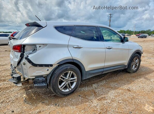 5XYZTDLB9JG557410 2018 HYUNDAI SANTA Silver Trasero derecho