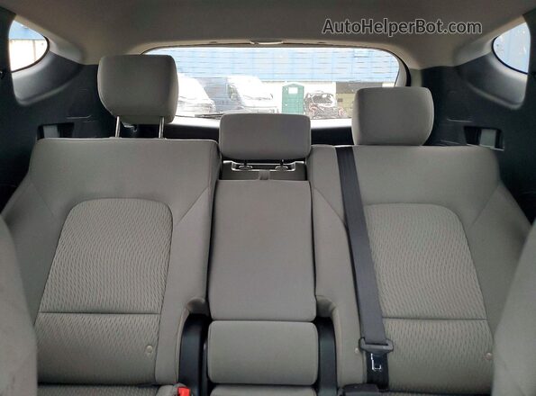 5XYZTDLBXJG560655 2018 HYUNDAI SANTA Black Widok tylnych siedzeń