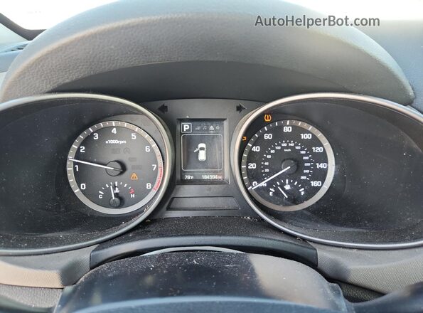 5XYZU3LB2HG406698 2017 HYUNDAI SANTA Black Սարքավորումների վահանակի տեսք