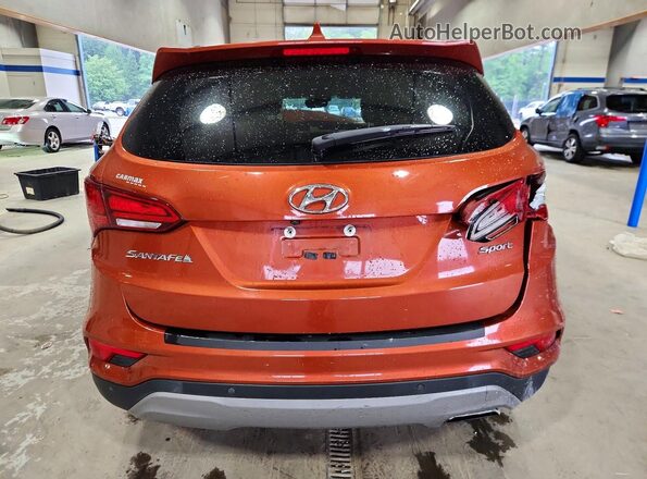 5XYZU3LB3HG416771 2017 HYUNDAI SANTA Orange Widok z tyłu