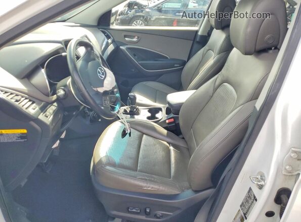 5XYZU3LB6GG306733 2016 HYUNDAI SANTA Белый Вид салона спереди