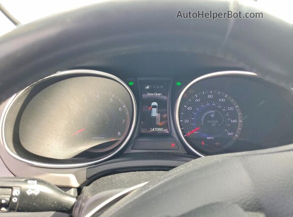 5XYZU3LB6GG306733 2016 HYUNDAI SANTA Белый Вид щитка приборов