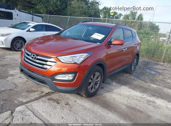5XYZU3LB8GG334713 2016 HYUNDAI SANTA FE SPORT Orange Przód lewy