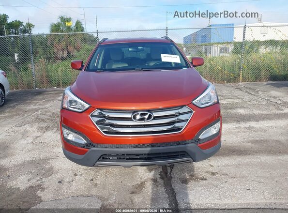 5XYZU3LB8GG334713 2016 HYUNDAI SANTA FE SPORT Orange Widok zestawu wskaźników