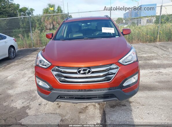 5XYZU3LB8GG334713 2016 HYUNDAI SANTA FE SPORT Orange Widok z przodu