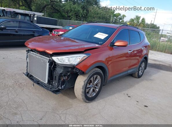 5XYZU3LB9GG336762 2016 HYUNDAI SANTA FE SPORT Orange Przód lewy