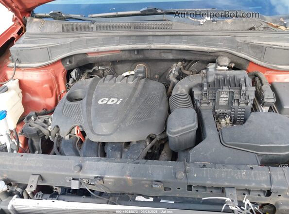 5XYZU3LB9GG336762 2016 HYUNDAI SANTA FE SPORT Orange Widok z tyłu
