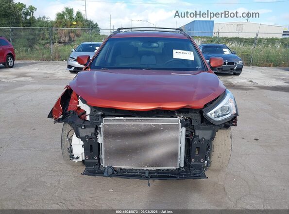 5XYZU3LB9GG336762 2016 HYUNDAI SANTA FE SPORT Orange Widok deski rozdzielczej