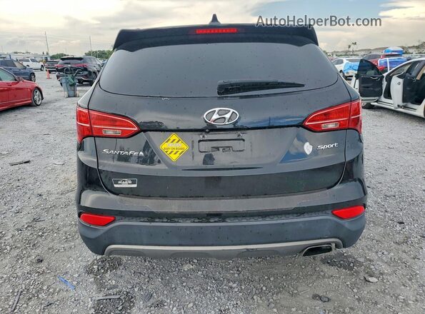 5XYZU3LBXGG310526 2016 HYUNDAI SANTA Black Widok z tyłu