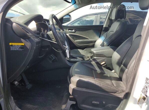5XYZUDLA9GG322227 2016 HYUNDAI SANTA White Вид салону спереду