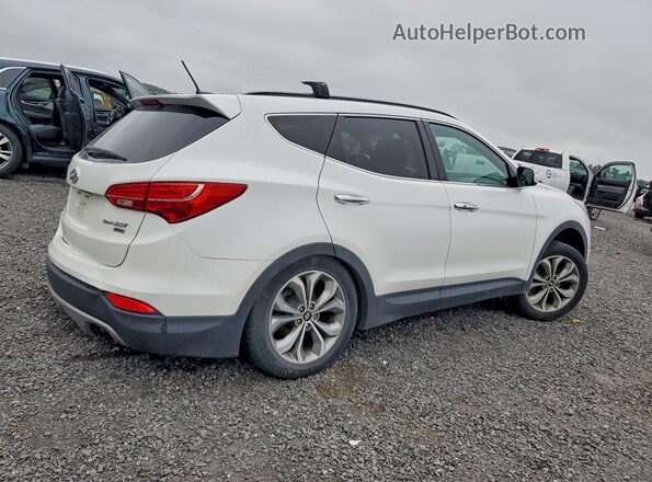 5XYZUDLA9GG322227 2016 HYUNDAI SANTA White Задня права чверть