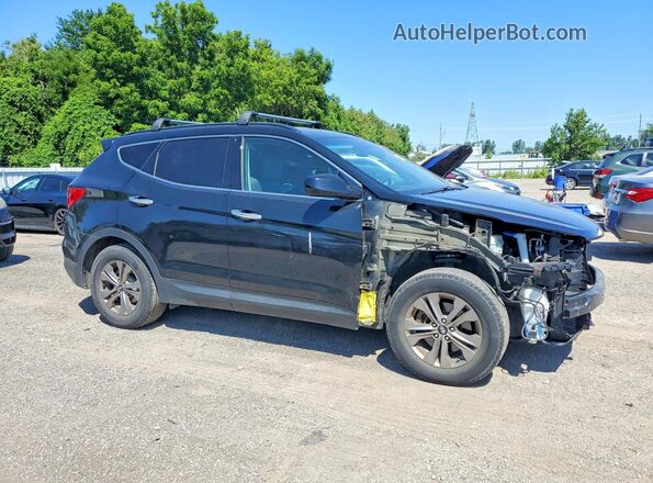5XYZUDLB0GG308841 2016 HYUNDAI SANTA Black Przód prawy