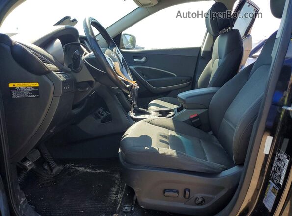 5XYZUDLB0GG308841 2016 HYUNDAI SANTA Black Widok wnętrza z przodu