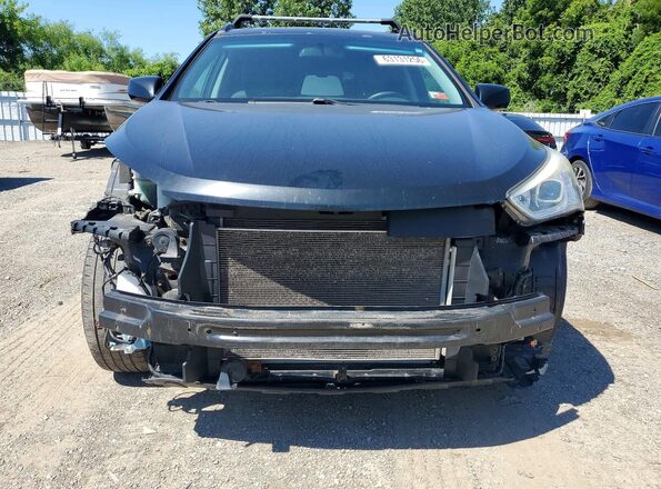 5XYZUDLB0GG308841 2016 HYUNDAI SANTA Black Widok z przodu