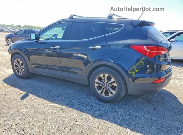 5XYZUDLB0GG308841 2016 HYUNDAI SANTA Black Tył lewy