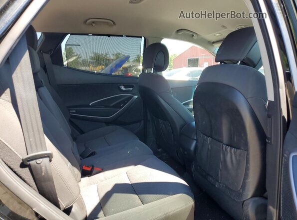 5XYZUDLB0GG308841 2016 HYUNDAI SANTA Black Widok wnętrza z tyłu