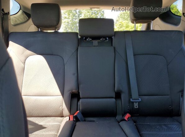 5XYZUDLB0GG308841 2016 HYUNDAI SANTA Black Widok tylnych siedzeń